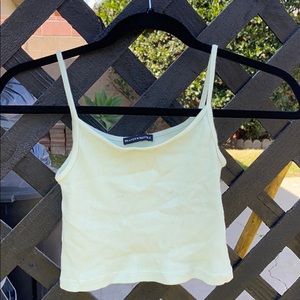 Brandy Melville pastel green spaghetti strap top